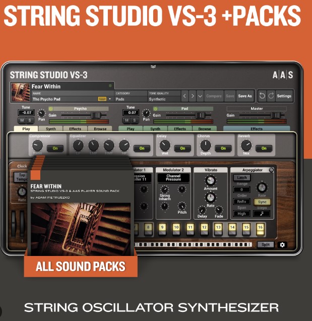 AAS Applied Acoustics Systems ( STRING STUDIO VS-3 + PACKS )